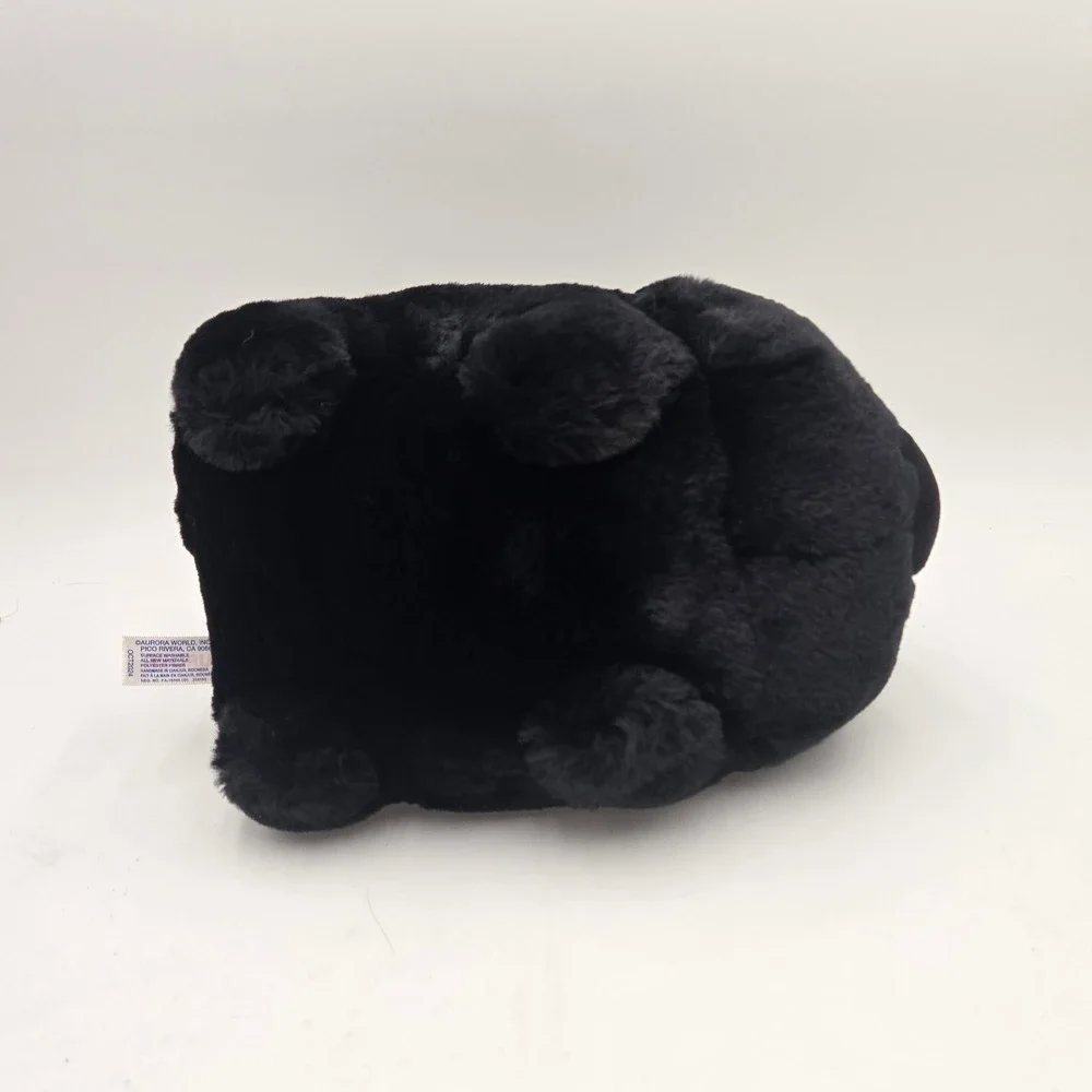 Aurora World Skunk‎ Plush Stuffed Animal Black White Round Spudster Toy